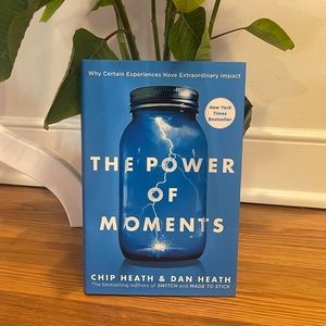 Hardback Copy of The Power of Moments by Chip Heath and Dan Heath